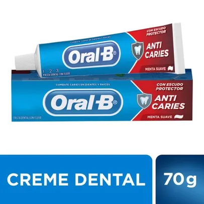 Leve 5 e Pague 4 - Creme Dental Oral-B 123 Menta Suave 70g