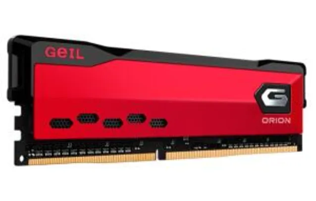 Memória DDR4 Geil Orion, 8GB 3200MHz CL16, Vermelho, GAOR48GB3200C16ASC