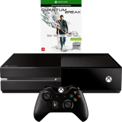 Console Xbox One 500GB + Game Quantum Break + Controle Sem Fio - Microsoft por R$1320