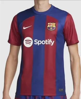 Camisa Nike Barcelona I 2023/24 Torcedor Pro Masculina