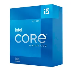 Processador Intel Core i5-12600KF, 10-Core, 16-Threads, 3.7GHz (4.9GHz Turbo), Cache 20MB, LGA1700, BX8071512600KF