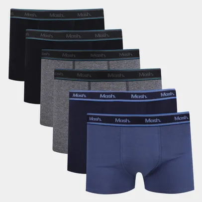 Kit Cueca Boxer Mash C/ 6 Peças (Tam. p ao gg  )