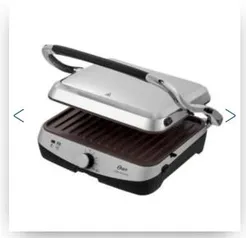 Grill Oster Bioceramic Inox 1500W | R$479