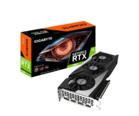 PLACA DE VIDEO GIGABYTE GEFORCE RTX 3060 GAMING OC 12GB GDDR6 | R$5999