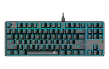 Teclado Gamer Mecânico T-Dagger Bora, Switch Outemu Blue, ABNT2, T-TGK313-BL