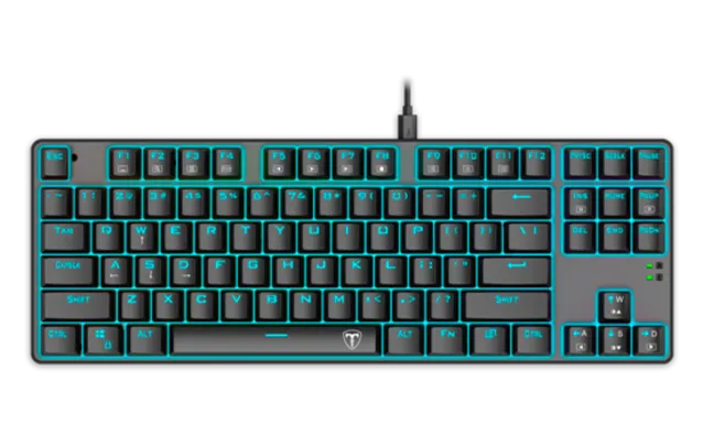 Teclado Gamer Mecânico T-Dagger Bora, Switch Outemu Blue, ABNT2, T-TGK313-BL