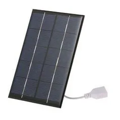 2.5W / 5V Carregador Solar Portátil Com Porta USB Silício Monocrystalline Compacto Painel Solar Telefone