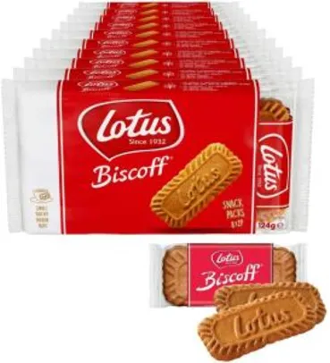 160 Biscoitos - 10 Pacotes - Bolacha Belga - Lotus Biscoff