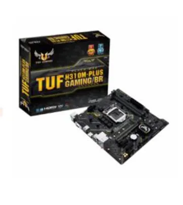 Placa Mãe Asus TUF H310M-Plus Gaming, Chipset H310, Intel LGA 1151, mATX, DDR4