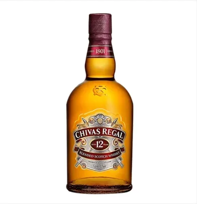 Chivas Regal Whisky 12 anos Escocês 1L