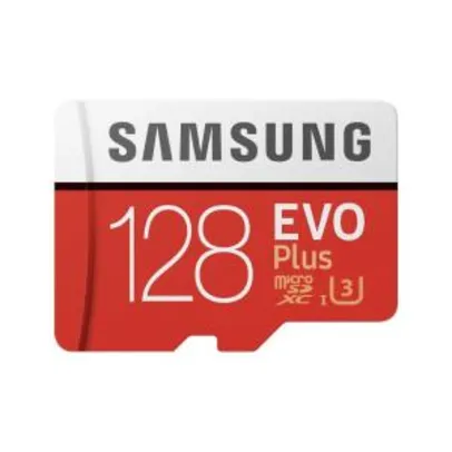 Cartão De Memória SAMSUNG Evo Micro SD 128GB - R$78
