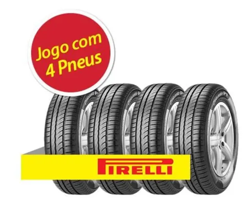Kit Pneu Pirelli 175/65r14 Cinturato P1 8t 4 Unidades | R$1123