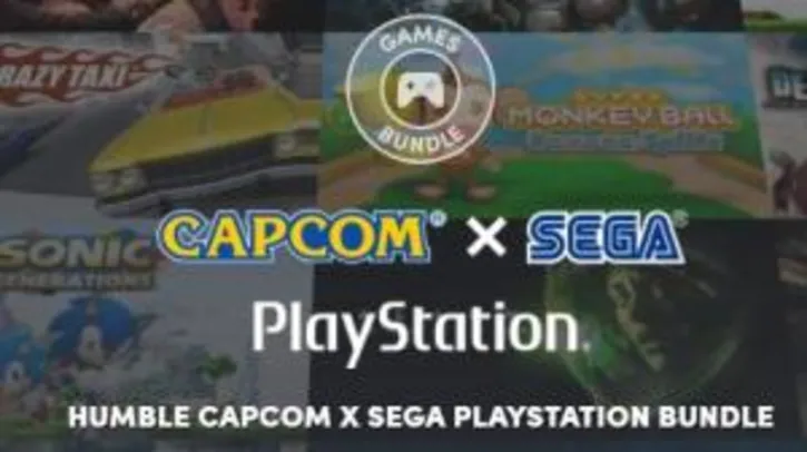 Humble Capcom x Sega Playstation Bundle - A partir de R$ 4