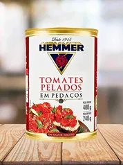 (REC) (Mais por Menos R$7,49) Hemmer Tomates Pelados Em Pedaços 240G