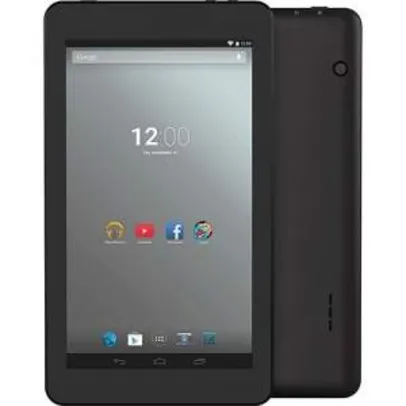 [Americanas] Tablet Every E701 8GB Wi-Fi Tela 7'' Android 4.4 Quad-Core 1,2GHz Preto por R$ 146