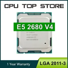 [TAXAS INCLUSAS] Processador CPU Xeon E5 2680 V4, LGA 2011-3, 14 Core, 2.40GHz, SR2N7, x99 - AliExpress 