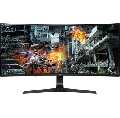 Monitor Gamer LG 34' IPS, Curvo Ultra Wide, 144 Hz, Full HD