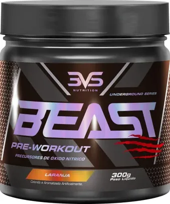 Pré-Treino Beast 300g - 3VS Nutrition - Ultra concentrado - 