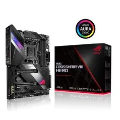 Placa Mãe Asus ROG Crosshair VIII Hero DDR4 Socket AM4 Chipset AMD X570 - R$2.854