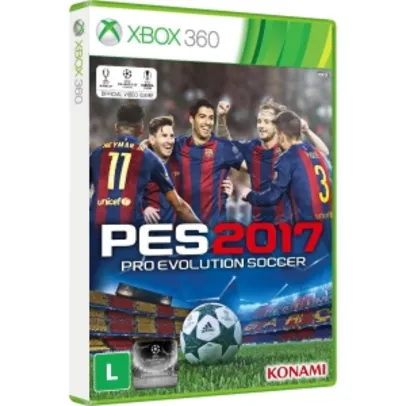 Jogo Xbox 360 Pro Evolution Soccer 2017 Konami por R$ 50