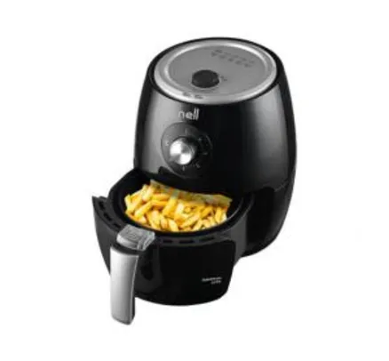 [APP + MAGALUPAY = R$200] Fritadeira Elétrica sem Óleo/Air Fryer Nell Smart - Preto 2,4L com Timer