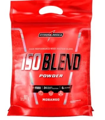 Whey Protein Integralmédica Iso Blend - Morango - 907g