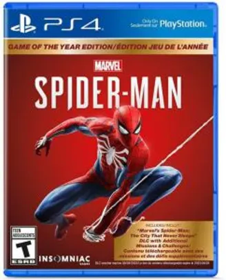 [PS4] Jogo Spider-Man: Game Of The Year Edition | R$85