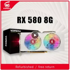 Placa de Vídeo RX 580 8GB 2048SP