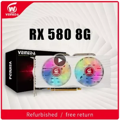 Placa de Vídeo RX 580 8GB 2048SP