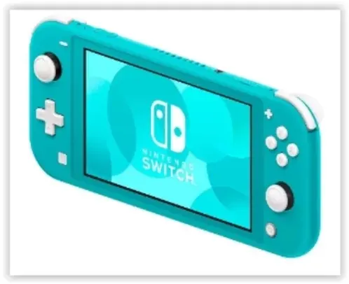 [Ame R$ 1076] Nintendo Switch Lite Turquesa 32GB - HDHSBAZA1BRA