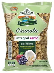 Granola Frutas Zero 1kg - Da Fazenda