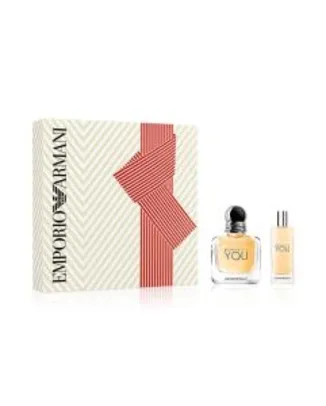 Kit Perfume Because It's You Giorgio Armani Feminino Eau de Parfum 50ml + Miniatura | R$179