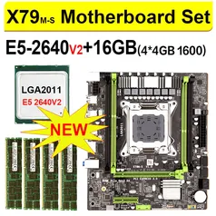 Conjunto Placa mãe X79 + Xeon E5-2640 v2 + 16GB (4x4GB 1600Mhz)