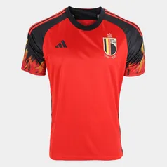 Camisa Seleção Bélgica Home 22/23 s/n° Adidas Masculina