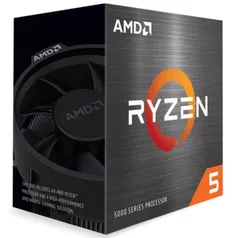 Processador AMD Ryzen 5 5600X 3.7GHz (4.6GHz Turbo), 6-Cores 12-Threads, Cooler Wraith Stealth, AM4,
