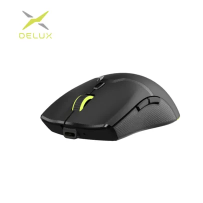 Mouse Wireless Paw3335 Delux M800 Lightweight Optical Sensor 16000dpi 70g Rgb Rechargeable 