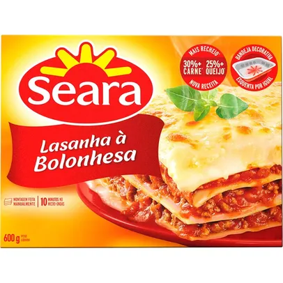 [LEVE 3 PAGUE 2] Lasanha Bolonhesa Seara 600g