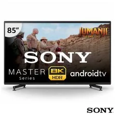 Smart TV 8K Sony LED 85” com 8K X-Reality Pro, X-Motion Clarity, Dolby Vision, HDR10 e Wi-Fi - XBR-85Z9G