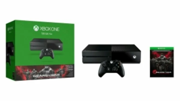 Xbox One 500GB SEM KINECT versão Gears of War por R$1234