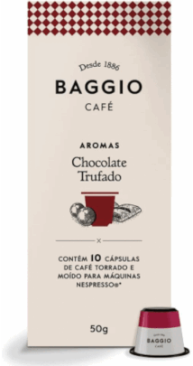 [REC] [L5P3] [SUPER R$5,5] Cápsulas de Café Baggio Café Aroma Sabores, compat Nespresso, 10 cápsulas
