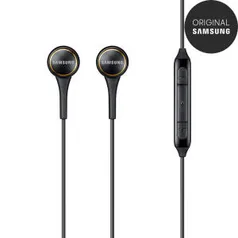 [AME 50% CASHBACK: R$30] Fone Estéreo Samsung Com Fio Preto