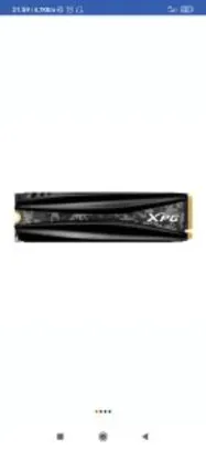 SSD XPG S41 TUF, 512GB, M.2, PCIe, Leituras: 3500MB/s e Gravações: 2400MB/s | R$589