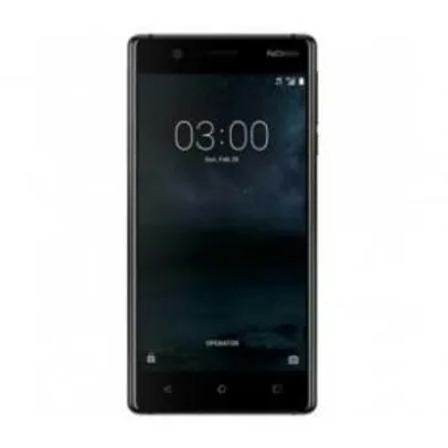 Smartphone Nokia 3 Dual 16GB Dual Chip Tela 5.0 Android 7.0 4G Câmera 8MP - Nokia - R$759