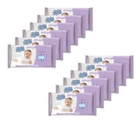 Kit de Lenços Umedecidos Huggies Baby Wipes Lavanda - 576 Unidades.