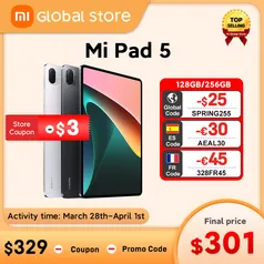 Smartphone Xiaomi Mi Pad 5 6/128GB