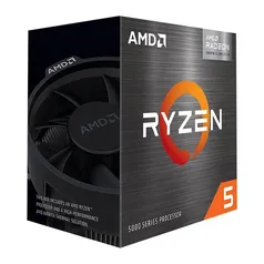 Processador AMD Ryzen 5 5600G, 6-Core, 12-Threads, 3.9GHz (4.4GHz Turbo), Cache 19MB, AM4, 100-100000252BOX