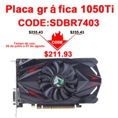 (EVENTO DAS 9 HRS) Placa de video 1050ti | R$1.180