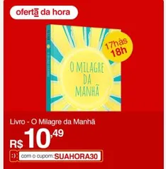 Livro Milagre da manhã - PROMO ATE 18H