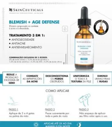 Sérum Blemish Age Defense Skinceuticals 30ml | R$162