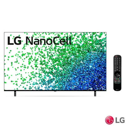 Smart TV LG 4K NanoCell 65" com Inteligência Artificial ThinQAI, Controle Smart Magic e Wi-Fi - 65NANO80